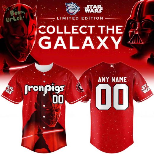 Lehigh Valley IronPigs x Star Wars Baseball Jersey 2025 Darth Maul
