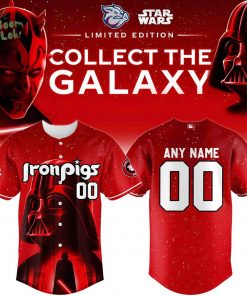Lehigh Valley IronPigs x Star Wars Baseball Jersey 2025 Darth Vader