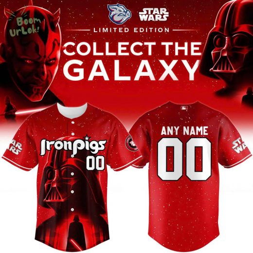 Lehigh Valley IronPigs x Star Wars Baseball Jersey 2025 Darth Vader