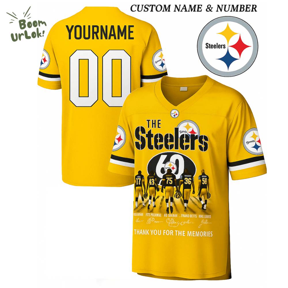 Limited Edition 2025_Pittsburgh Steelers 60th Anniversary 1965-2025 Jersey Limited Edition 2025_Pittsburgh Steelers 60th Anniversary 1965-2025 Jersey