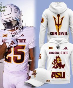 Limited Edition Arizona State Football White Hoodie V2
