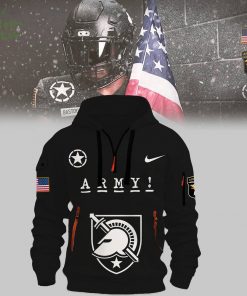 Limited Edition Army Black Knights football Black Hoodie 2024
