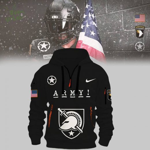 Limited Edition Army Black Knights football Black Hoodie 2024