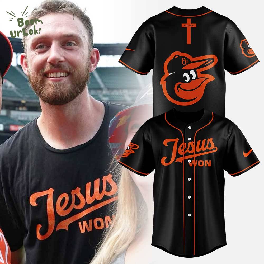 Limited Edition Baltimore Orioles Jesus Won Jersey Limited Edition Baltimore Orioles Jesus Won Jersey