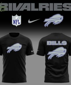 Limited Edition Bills Football Rivalries Teaser Logo Black TShirt