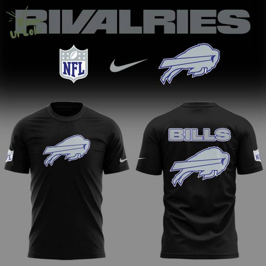 Limited Edition Bills Football Rivalries Teaser Logo Black TShirt