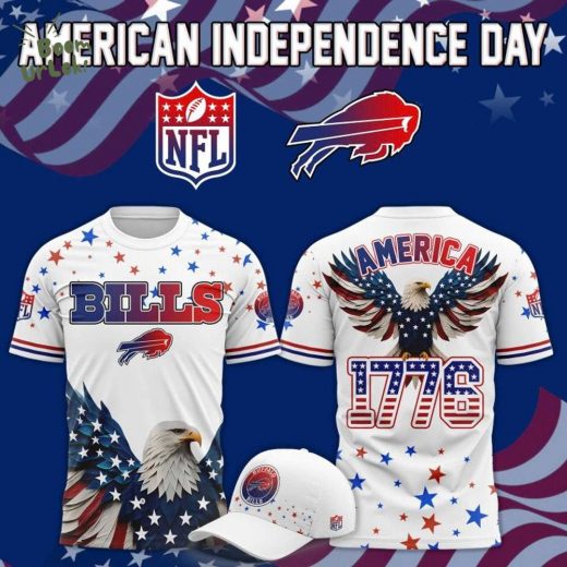 Limited Edition Buffalo Bills Independence Day 2025 T-shirt