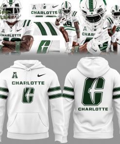 Limited Edition Charlotte 49ers 2025 White Hoodie
