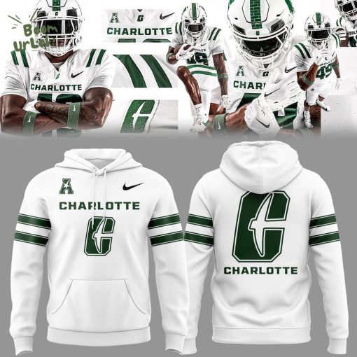 Limited Edition Charlotte 49ers 2025 White Hoodie