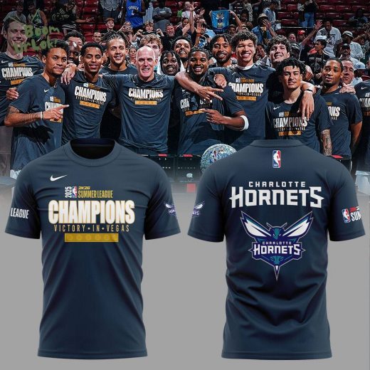 Limited Edition Charlotte Hornets WINNERS OF THE SUMMER Champions Shirt