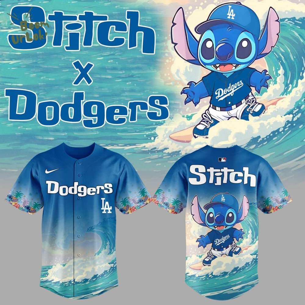 Limited Edition Dodgers & Stitch Kitty Jersey Limited Edition Dodgers & Stitch Kitty Jersey