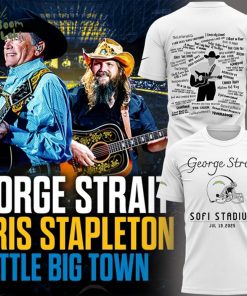 Limited Edition George Strait x Los Angeles Chargers 2025 White T-Shirt