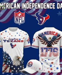 Limited Edition Houston Texans Independence Day 2025 Tshirt