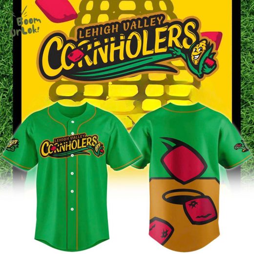 Limited Edition Lehigh Valley IronPigs Lehigh Valley Cornholers Baseball Jersey 2025