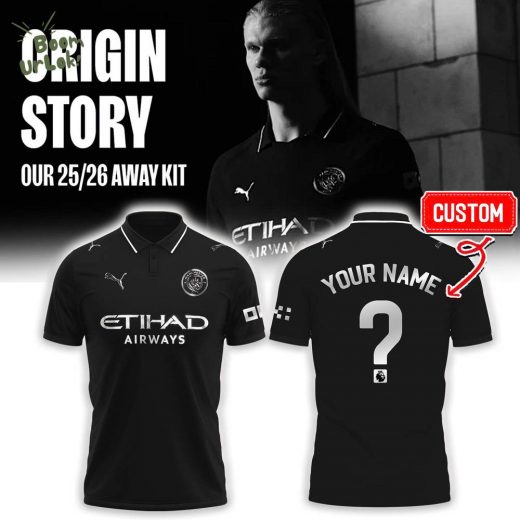 Limited Edition Manchester City Origin 25/26 Away Kit Black Polo