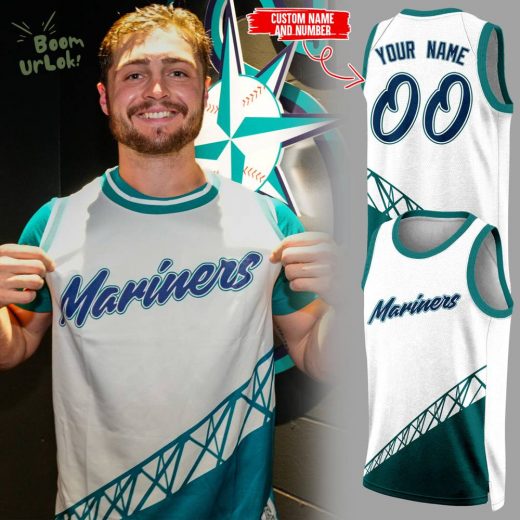 Limited Edition Mariners Custom Basketball Jersey