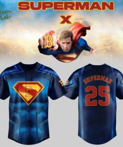 Limited Edition Red Sox x Superman 2025 Jersey