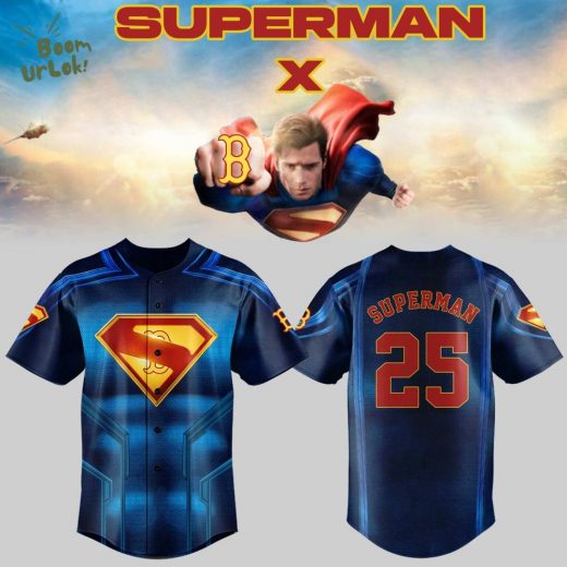 Limited Edition Red Sox x Superman 2025 Jersey