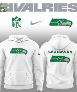 Limited Edition Seahawks Football Rivalries Teaser Logo White Hoodie