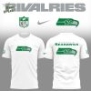Limited Edition Seahawks Football Rivalries Teaser Logo Black TShirt