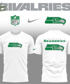 Limited Edition Seahawks Football Rivalries Teaser Logo White TShirt