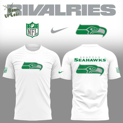 Limited Edition Seahawks Football Rivalries Teaser Logo White TShirt