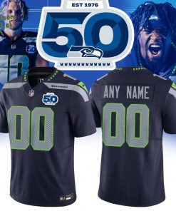 Limited Edition Seattle Seahawks 50th anniversary Football Jerseys