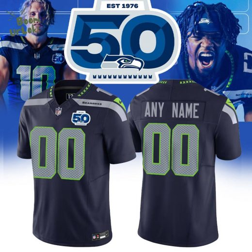 Limited Edition Seattle Seahawks 50th anniversary Football Jerseys