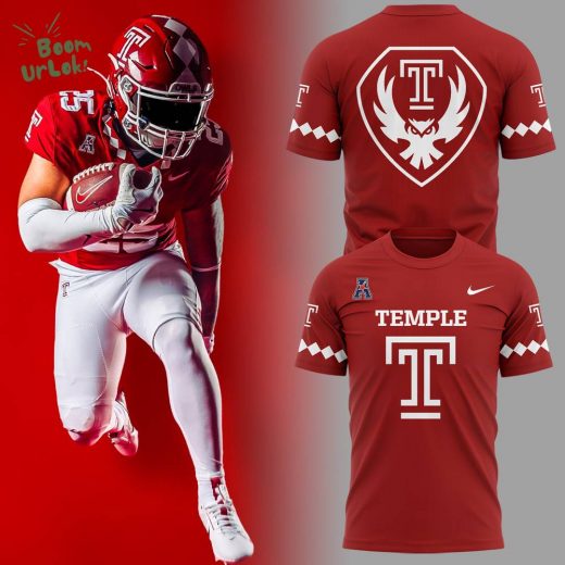 Limited Edition Temple Owls 2025 Red TShirt