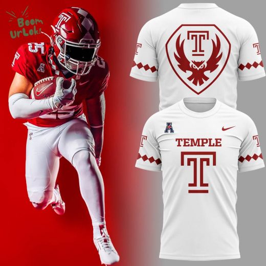 Limited Edition Temple Owls 2025 White TShirt