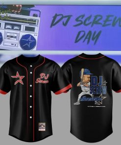 Limited Edition The Astros x DJ Screw collection Black V2 Jersey