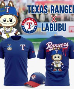 Limited Editions Texas Rangers x Labubu baseball New 2025 T-Shirt
