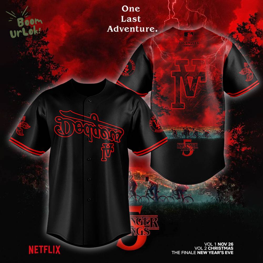 Los Angeles Dodgers X Sƃuᴉɥʇ ɹǝƃuɐɹʇs One Last Adventure Jersey Los Angeles Dodgers X Sƃuᴉɥʇ ɹǝƃuɐɹʇs One Last Adventure Jersey