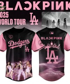 Los Angeles Dodgers x BLACKPINK 2025 World Tour Limited Edition Jersey