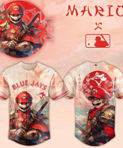 Mario x Toronto Blue Jays Samurai Hero Jersey