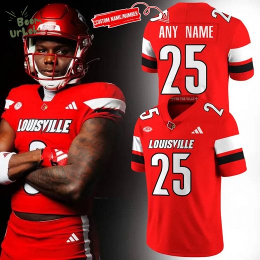 Men’s Louisville Cardinals Red Football Jerseys