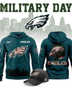 Men’s Philadelphia Eagles 2025 Military Day Hoodie