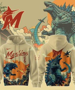 Miami Marlins Special Godzilla Limited Edition Hoodie