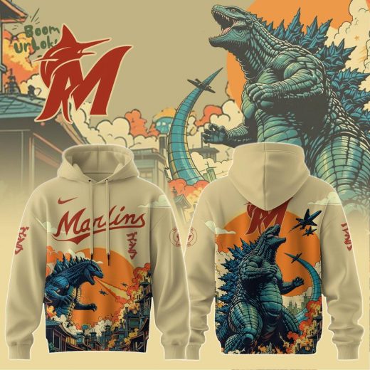 Miami Marlins Special Godzilla Limited Edition Hoodie