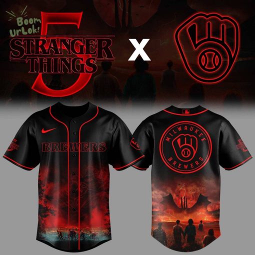 Milwaukee Brewers Stranger Thing Jersey Limited Edition