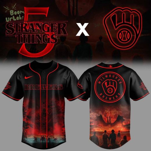 Milwaukee Brewers Stranger Thing Jersey Limited Edition