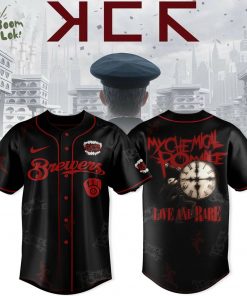 Milwaukee Brewers x Long Live The Black Parade – My Chemical Romance Jersey