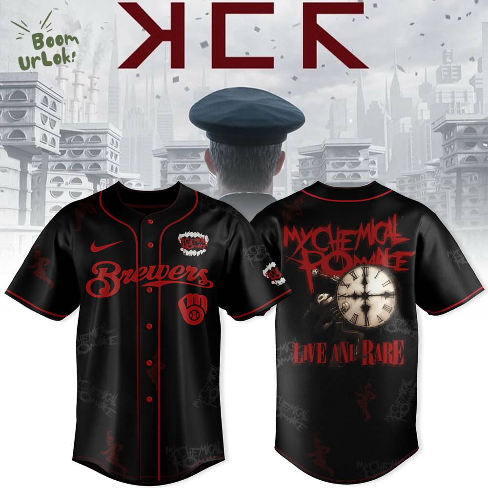 Milwaukee Brewers x Long Live The Black Parade – My Chemical Romance Jersey Milwaukee Brewers x Long Live The Black Parade – My Chemical Romance Jersey