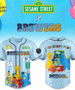 Milwaukee Brewers x Sesame Back to School Jersey Limited Edition