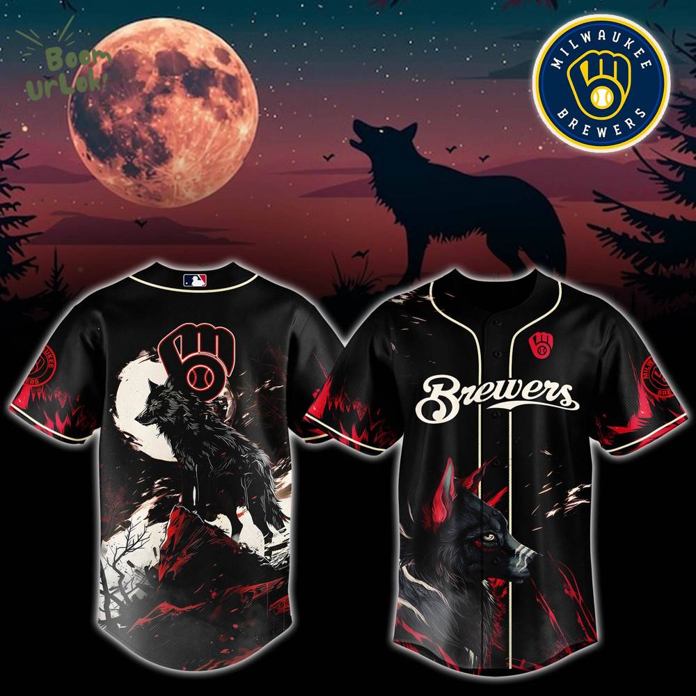 Milwaukee Brewers x wolf Jersey 2025 Editions Limited Milwaukee Brewers x wolf Jersey 2025 Editions Limited