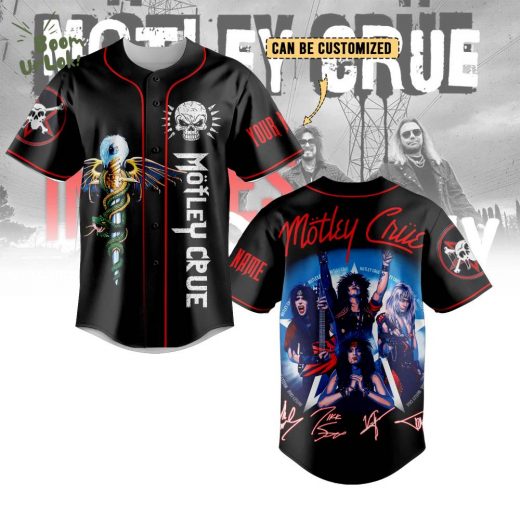 Mötley Crüe Baseball Jersey For Fans
