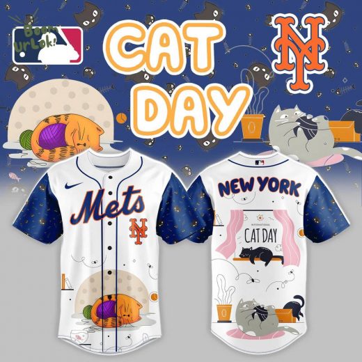 NY Mets x Cat Day Baseball Jersey