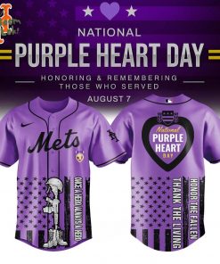 NY Mets x Purple Heart Day Jersey Limited Edition