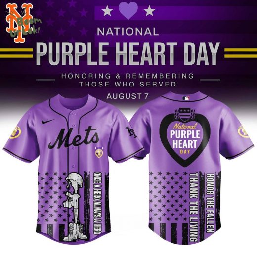 NY Mets x Purple Heart Day Jersey Limited Edition