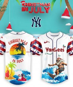 NY Yankees x Christmas July Santa 2025 Jersey Editions Limited 2025